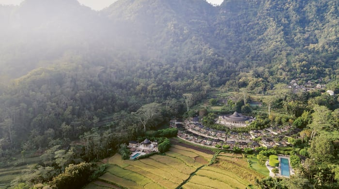 Amanjiwo,-Indonesia-aerial