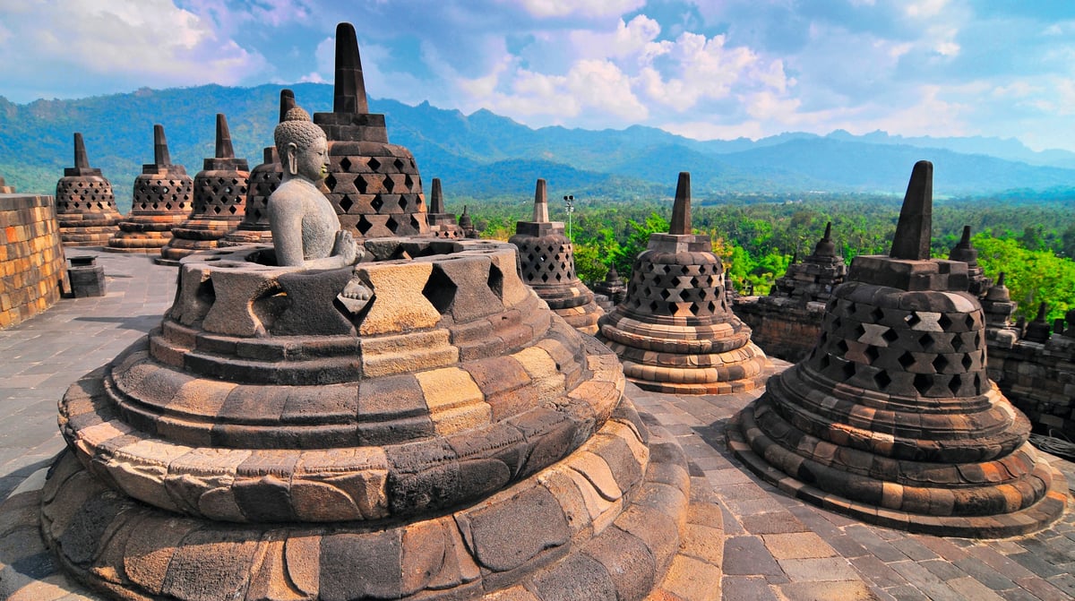 Borobudur, Indonesie