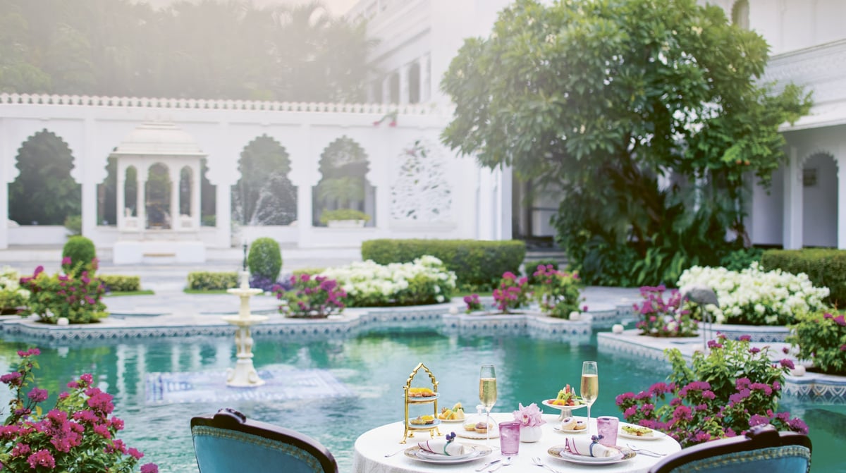 Taj lake palace - lilypond