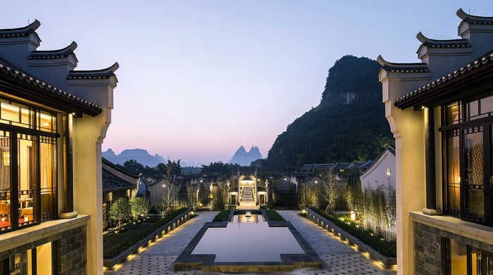 Banyan Tree Yangshuo Lobby Entrance