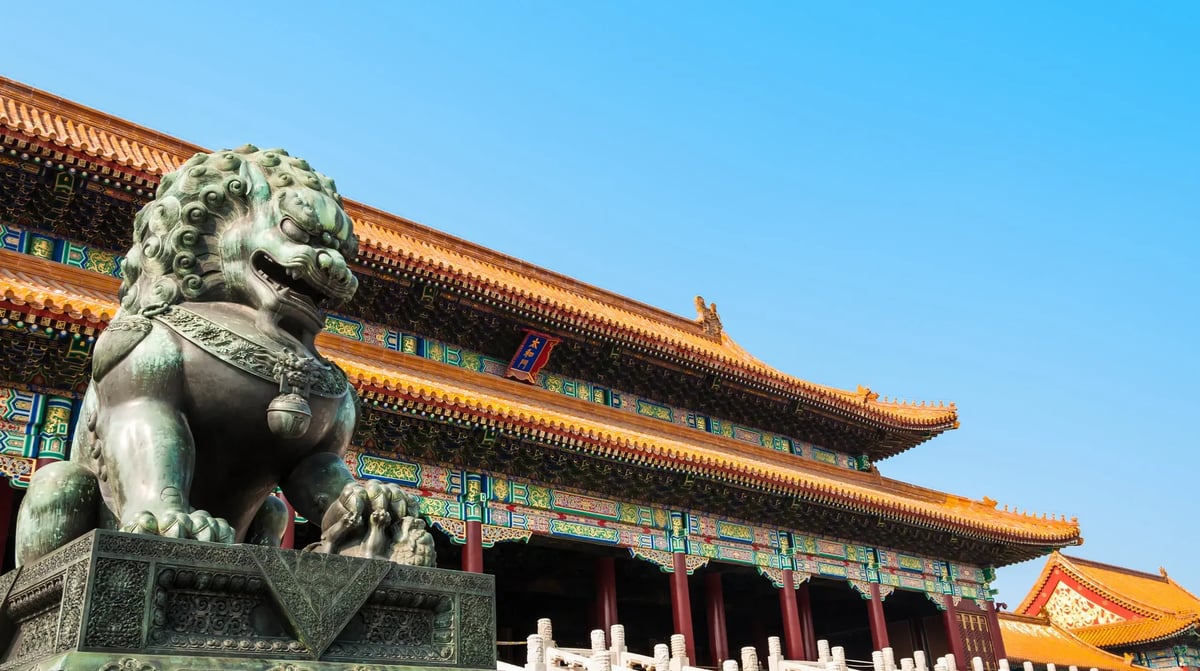 Bronzen Leeuw Beijing
