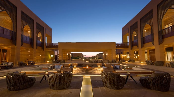 Anantara Al Jabal Al Akhdar courtyard
