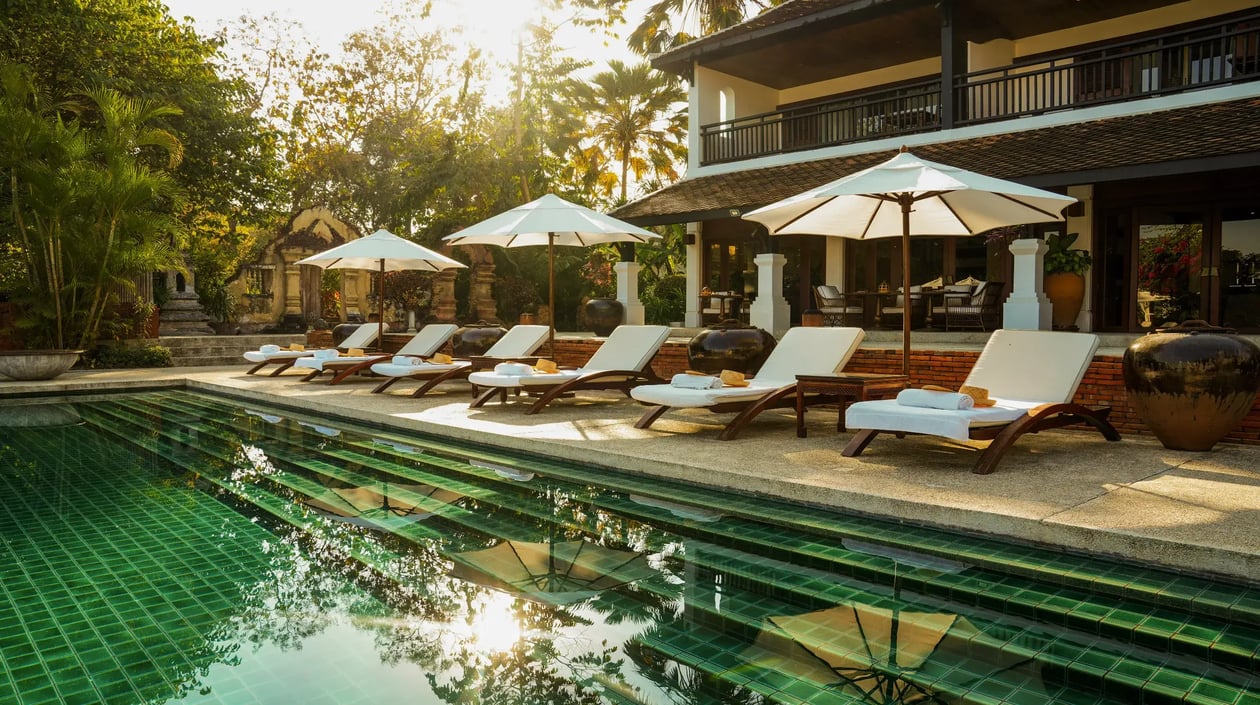 La Résidence Phou Vao zwembad