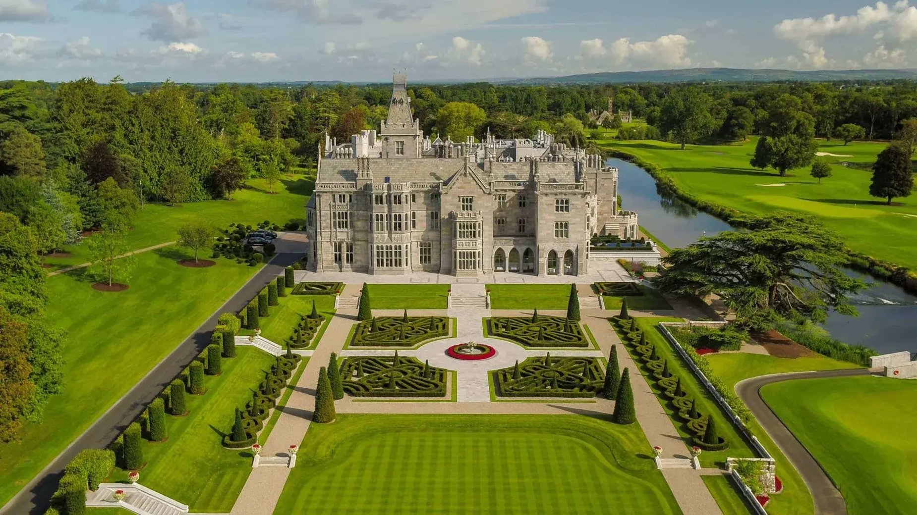 Adare Manor Aerial view 02