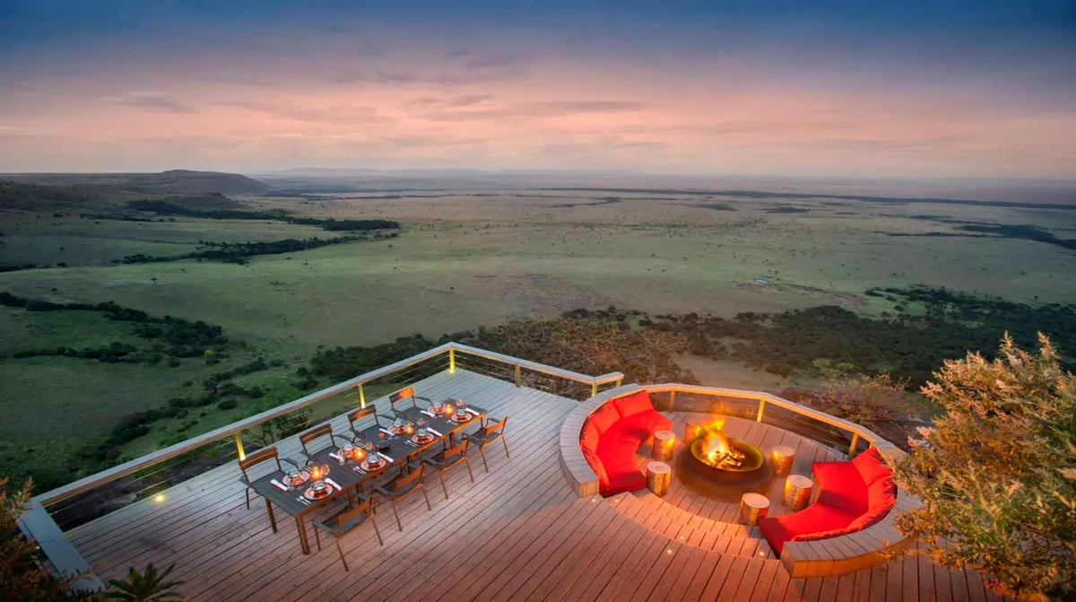 Angama Mara Guest Area North Camp Deck