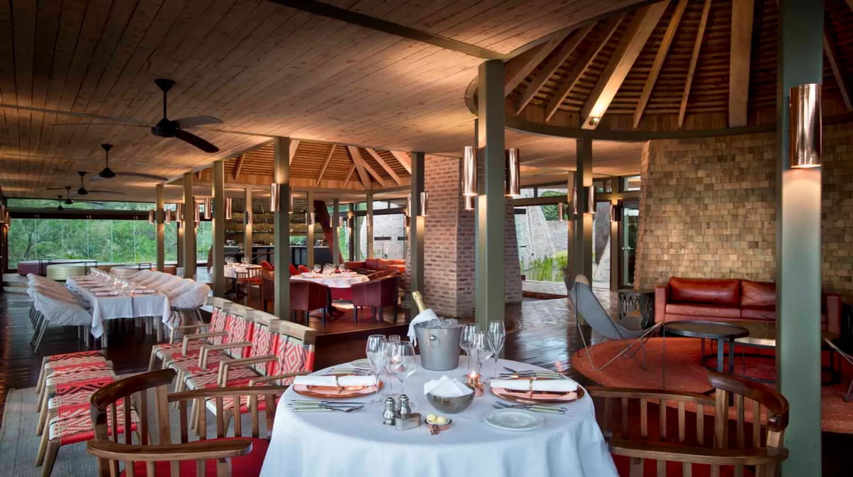 Angama Mara Guest Area Seating
