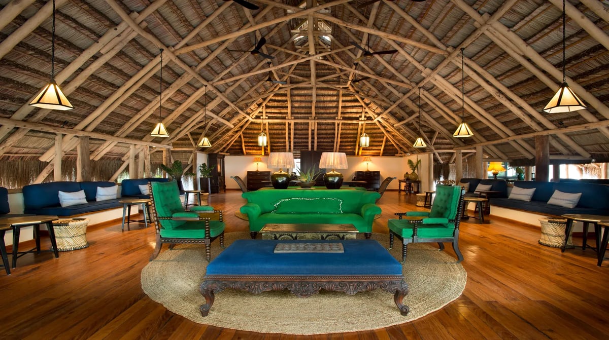 andBeyond Benguerra guest area lounge