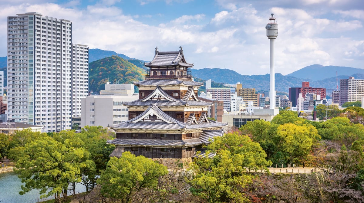 Hiroshima Japan City Skyline