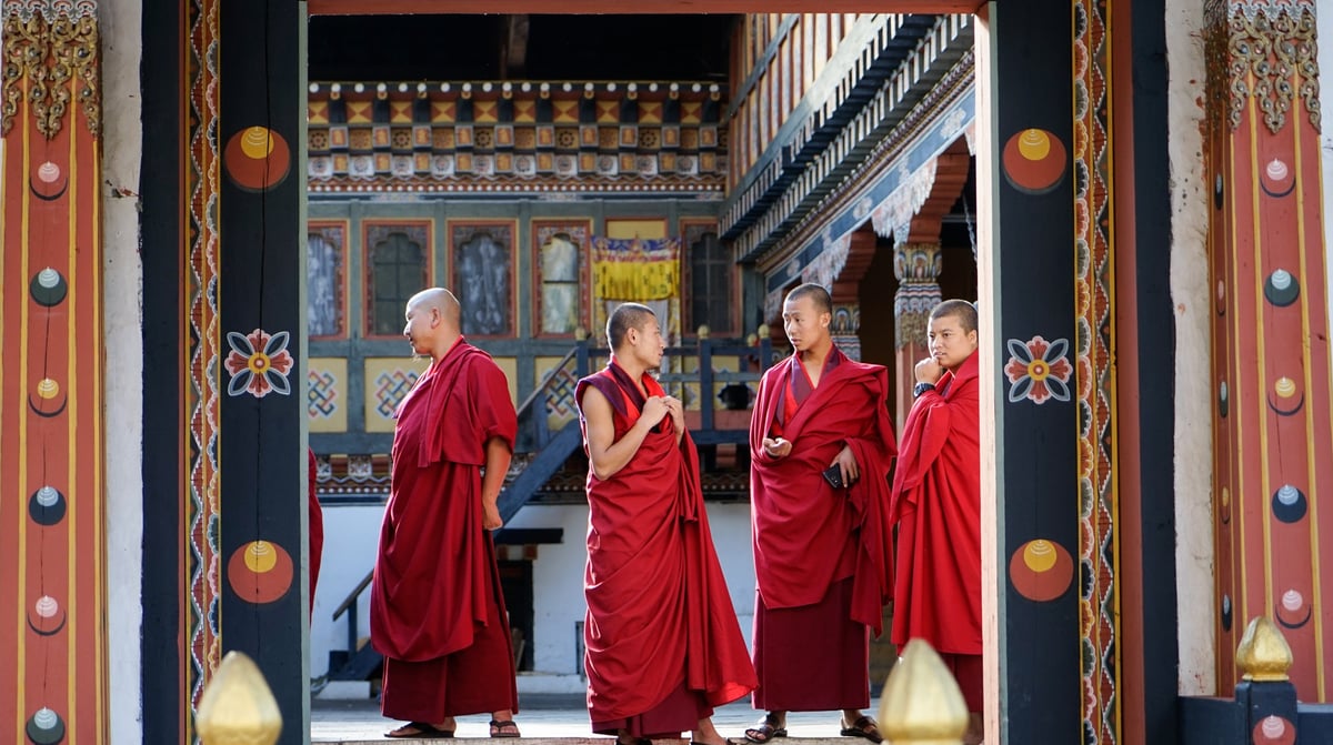 Paro Bhutan Monks