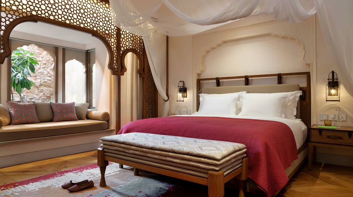 Six Senses Fort Barwara Deluxe Suite bedroom