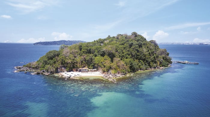 Six Senses Krabey Island - Aerial View