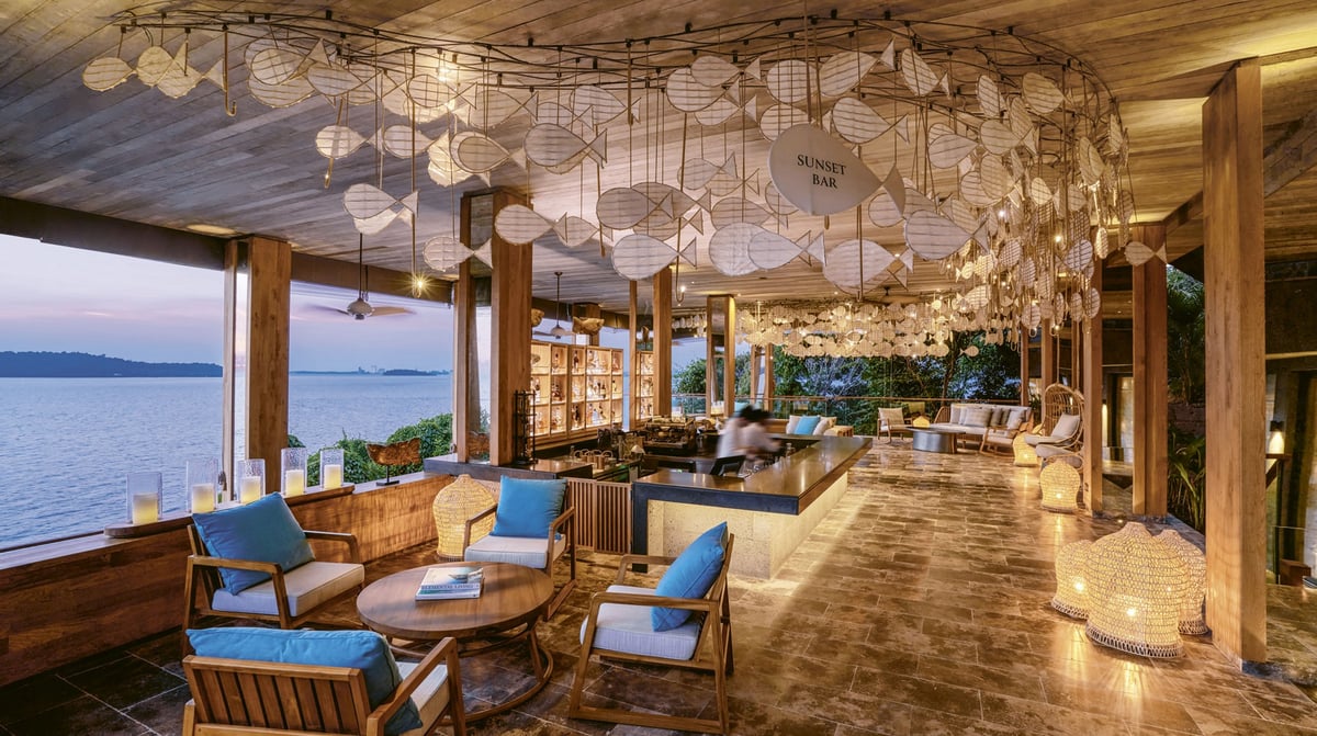 Six Senses Krabey Island - Sunset cafe