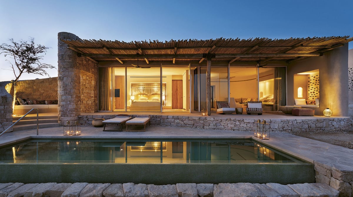 Six Senses Shaharut - Panorama Pool Villa-outdoor sunset