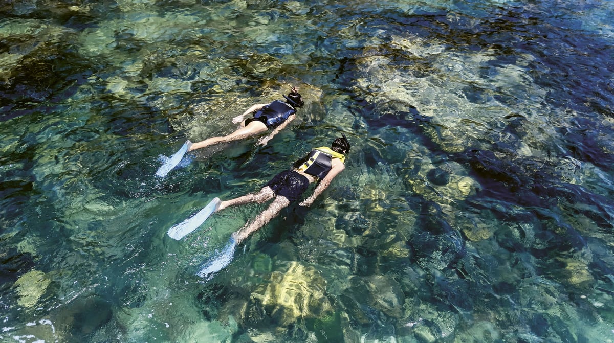 Snorkeling Six Senses Krabey Island