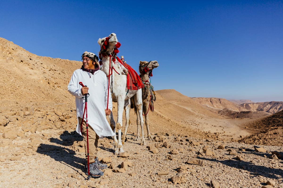 kameel negev woestijn