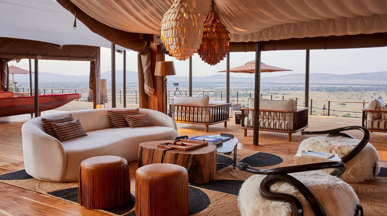 Grumeti Art Lodge Living