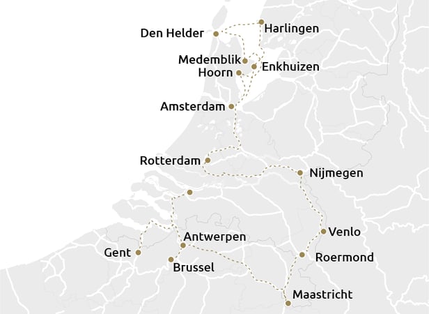 13-daagse Hollandcruise  Parels van België