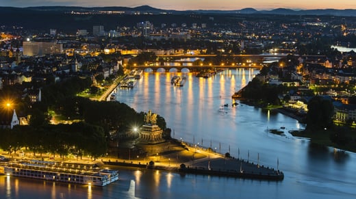 Koblenz+by+night-shutterstock_640082881