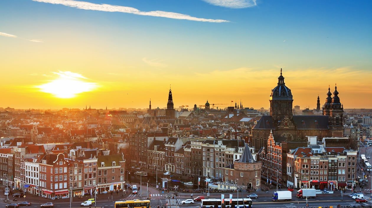 Amsterdam skyline