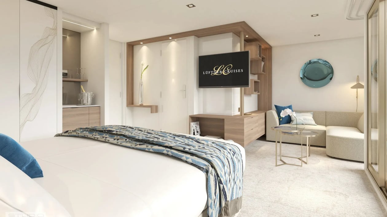 AMADEUS Amara_ Suite. Render_Lueftner Cruises_Amadeus_Internal
