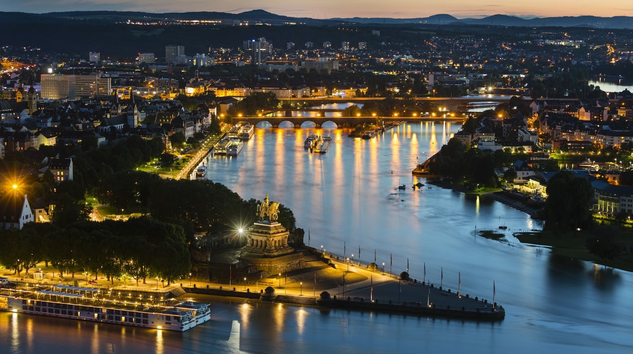 Koblenz+by+night-shutterstock_640082881