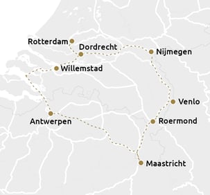 6-daagse Holland & Belgiëcruise (2027-1)