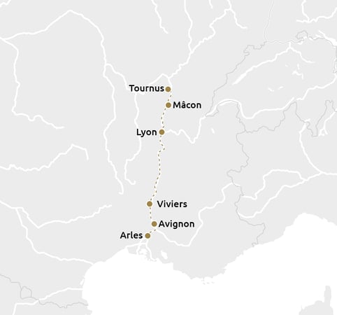 9-daagse cruise over de Rhone en Saone_Voyage