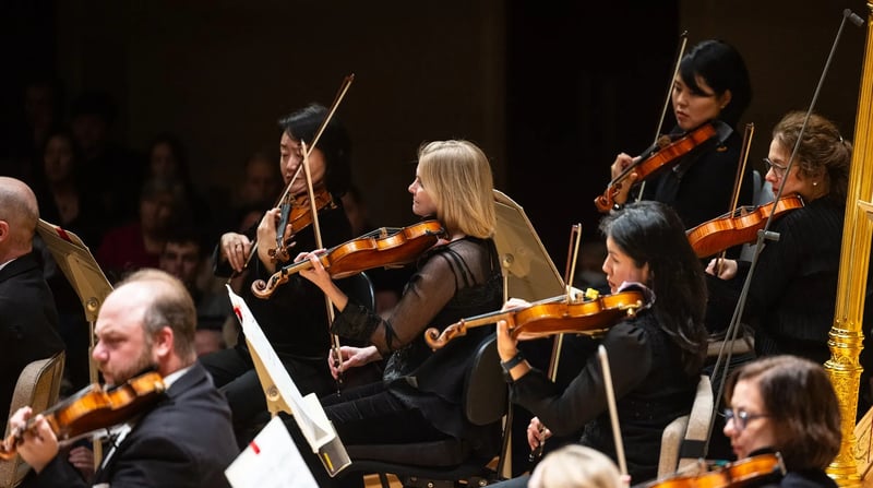 Boston Symphony Orchestra violin section c_BSO Press Office