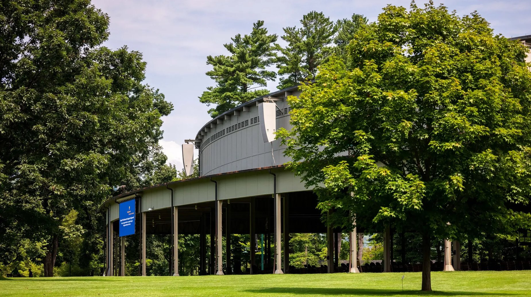 Tanglewood, Koussevitzky Music Shed Side View c_Aram Boghosian