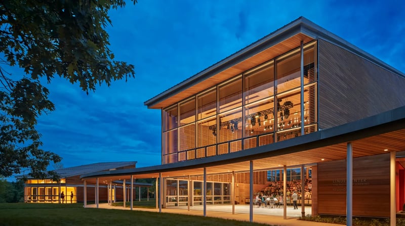The Linde Center for Music and Learning at Tanglewood (Photo by Robert Benson)