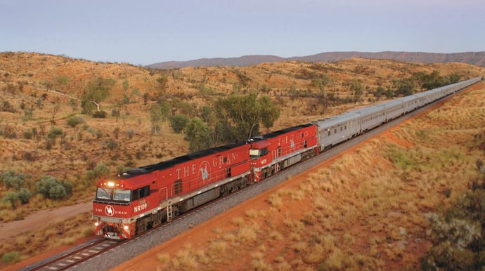 4-daagse treinreis door Australië met The Ghan van Darwin naar Adelaide