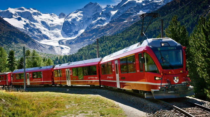 9 daagse groepsrondreis per trein door Zwitserland 