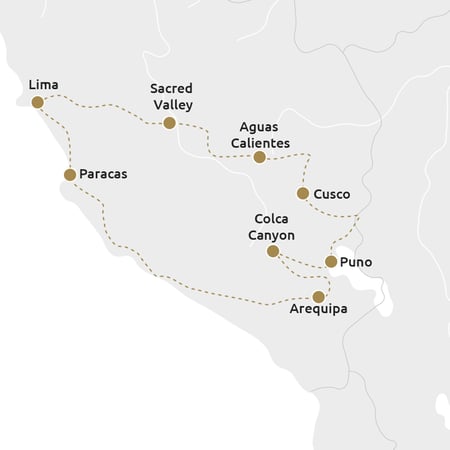 Routekaartje in luxe langs Peruaanse parels
