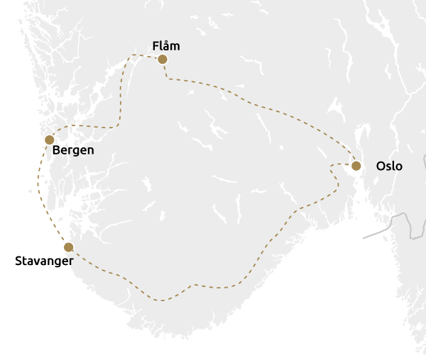 Zuidelijk-Noorwegen-per-trein