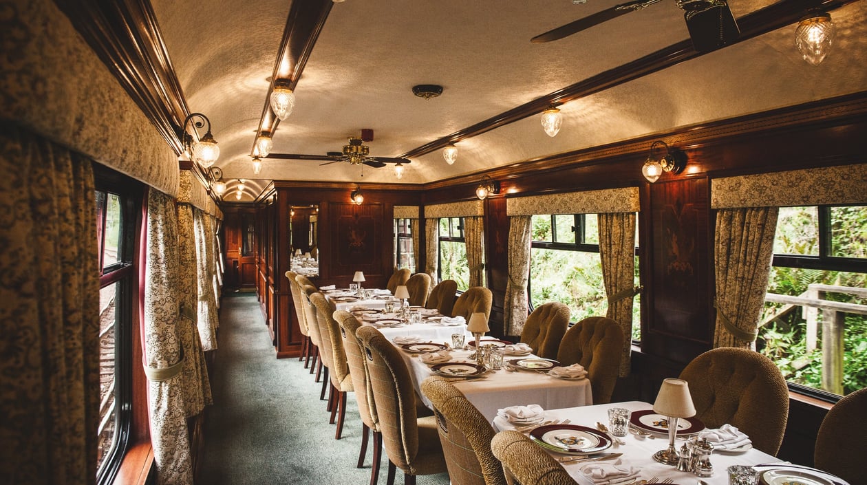 Royal Scotsman dining