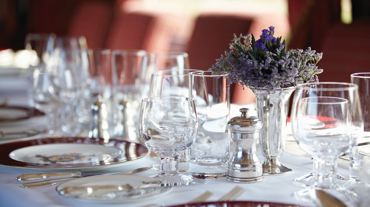 Royal Scotsman restaurant detail