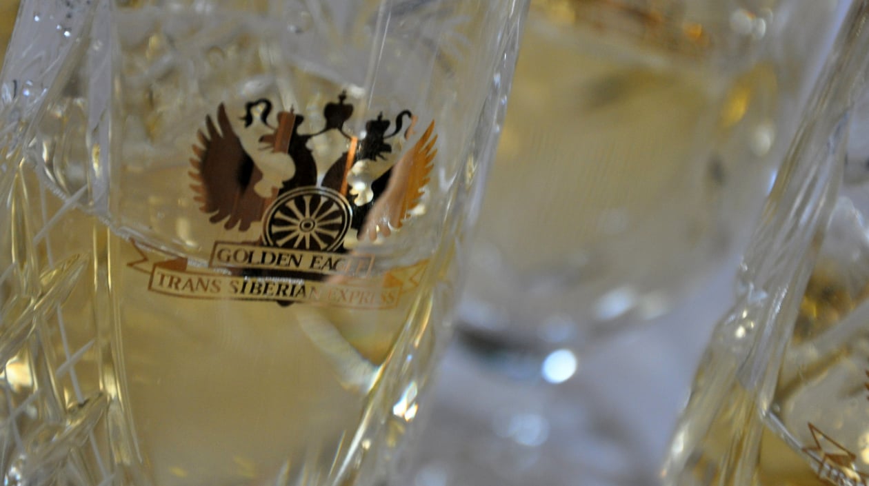 Golden Eagle Glass detail