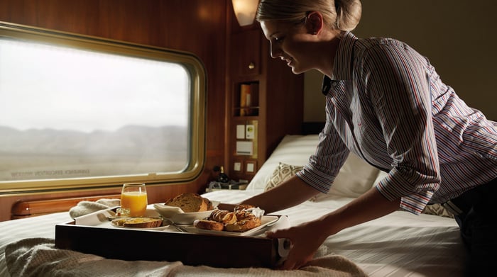 The Ghan Platinum Service Double Cabin