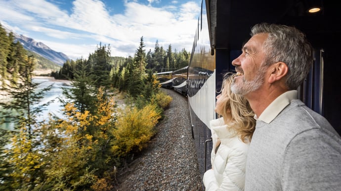 Adembenemende Rocky Mountaineer treinreis van Banff naar Vancouver
