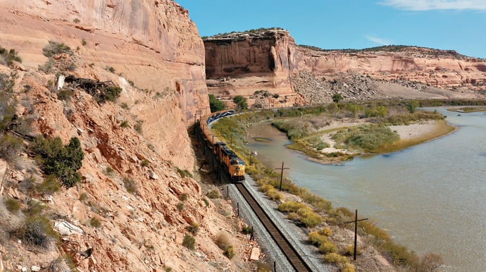 2-daagse Rocky Mountaineer treinreis van Denver naar Moab