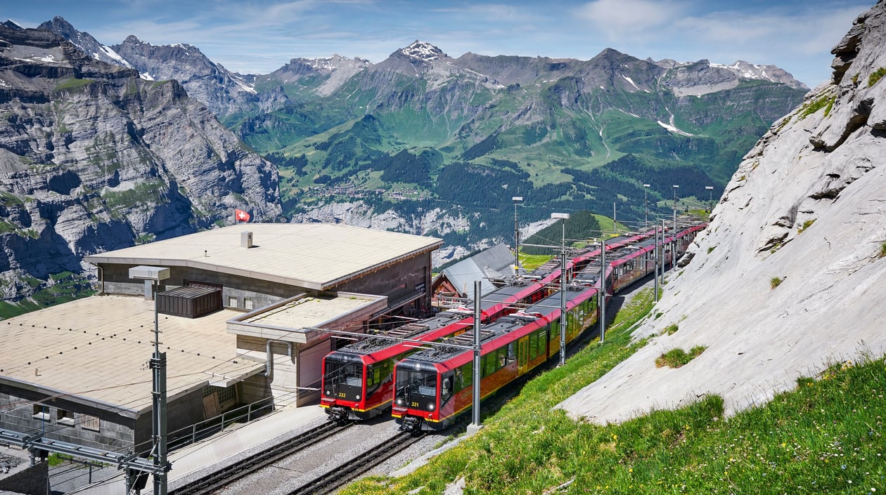 jungfraubahn-station-eigergletscher-sommer