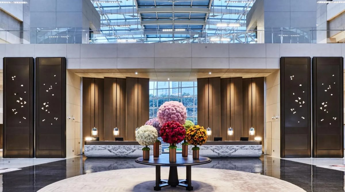 Hyatt On the Bund Shanghai China lobby