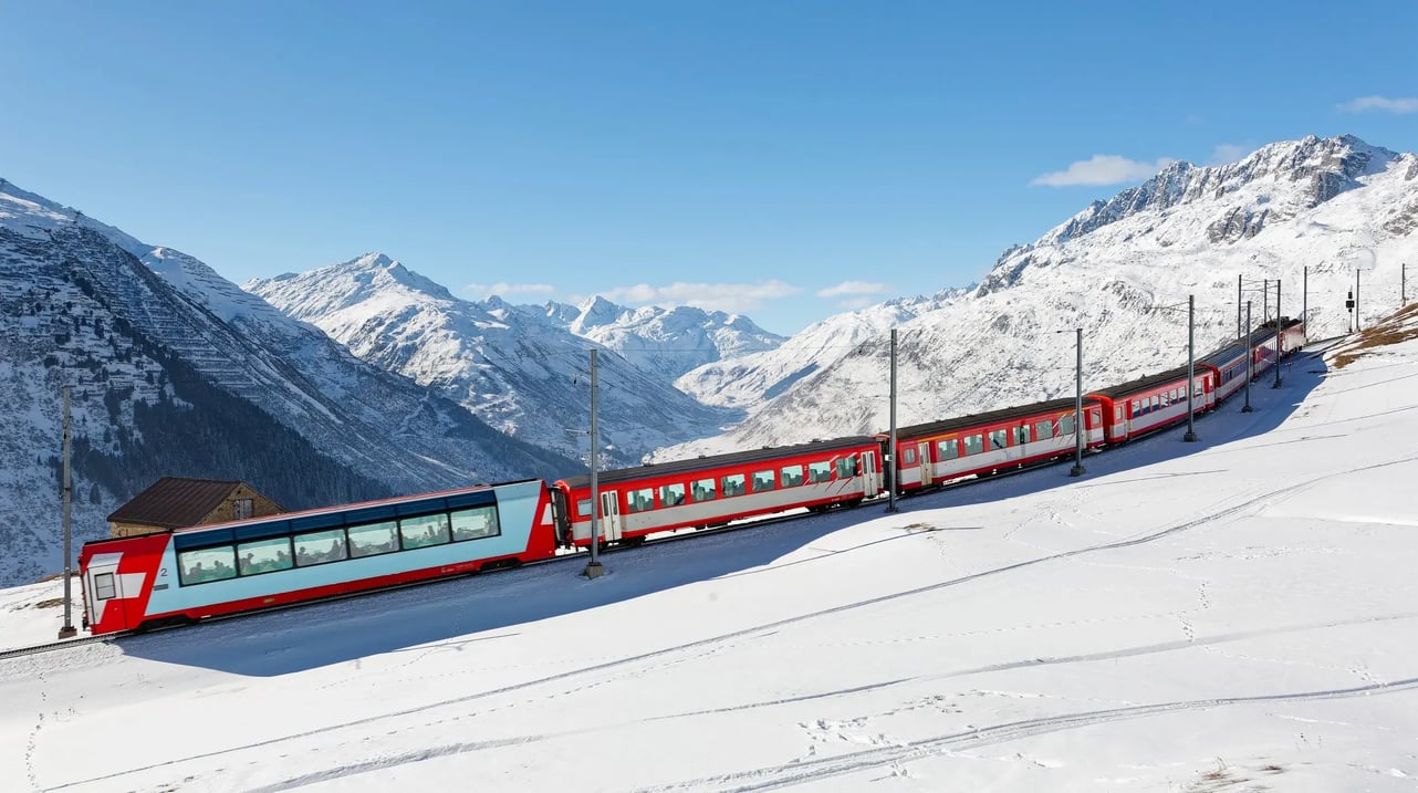 Glacier Express Zwitserland - winter (2)