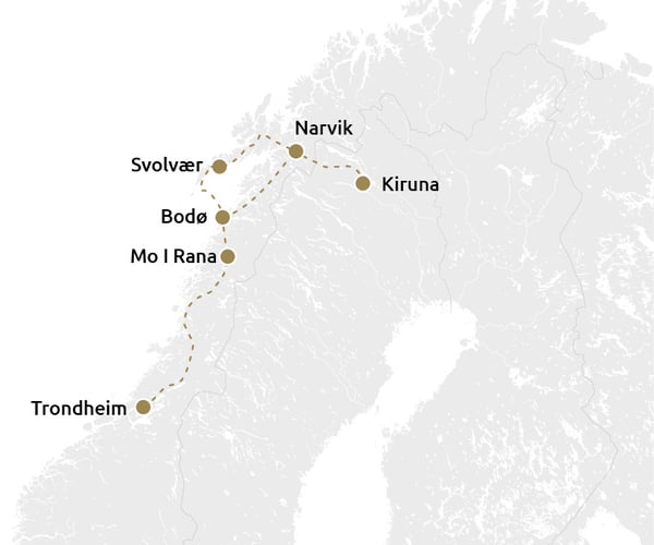 Ontdek de Lofoten per trein