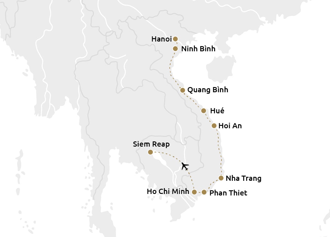 Ontdek de magie van Vietnam per luxe trein