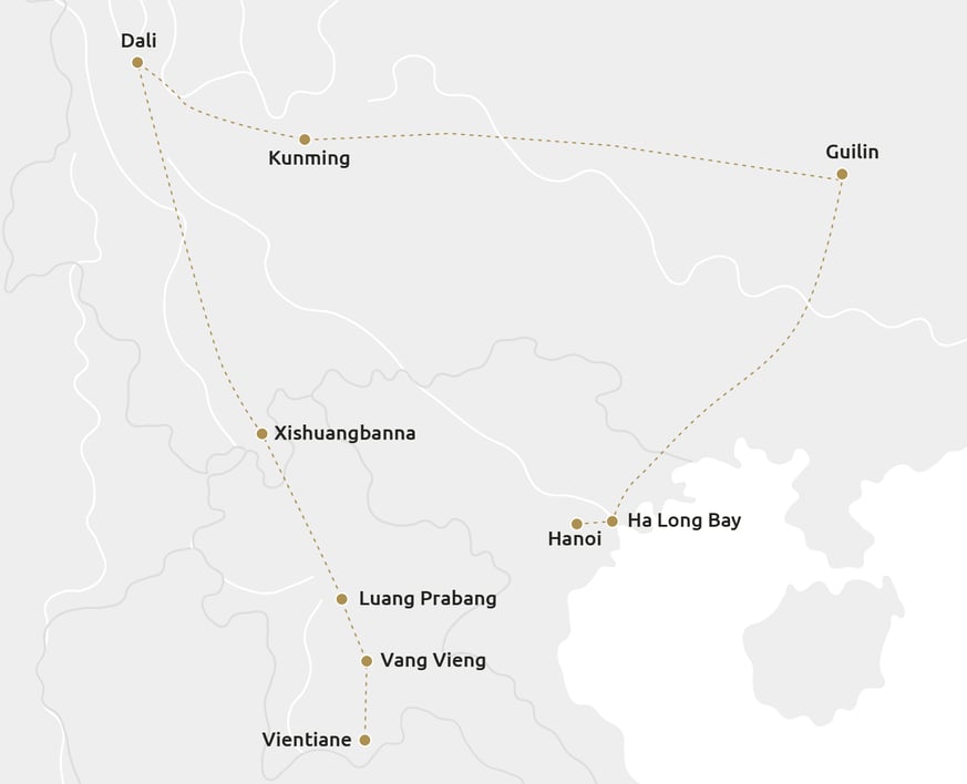 Treinreis Indochina passage met SJourney Asia