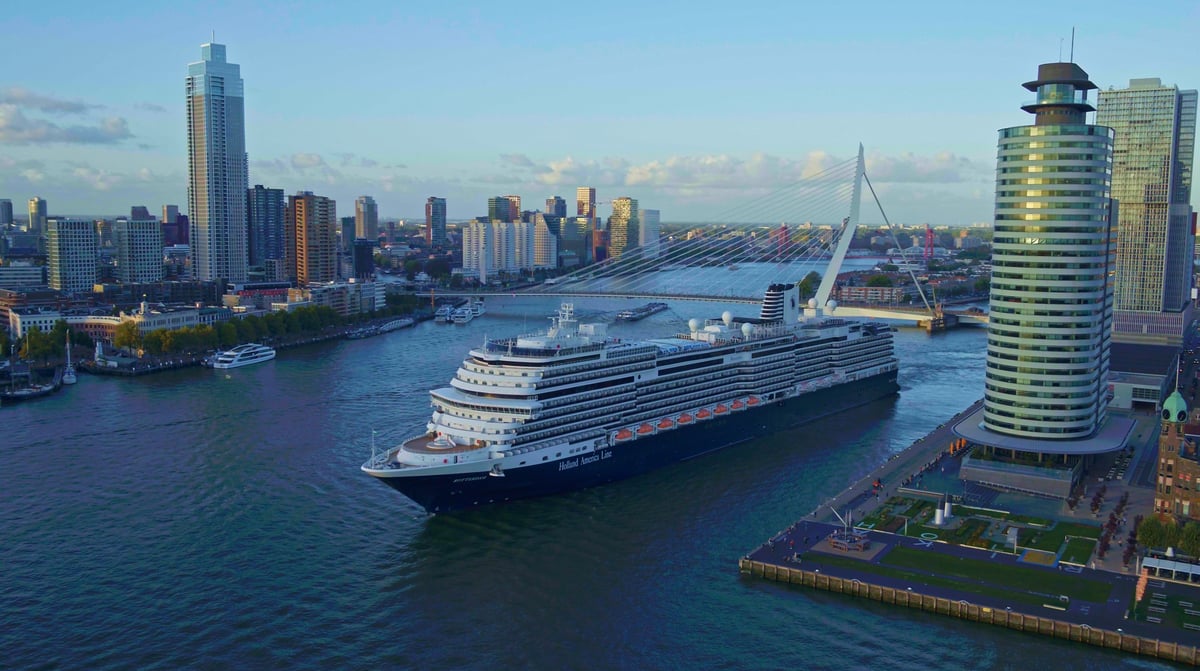 Holland America Line - Rotterdam - Vertrek uit Rotterdam (5)
