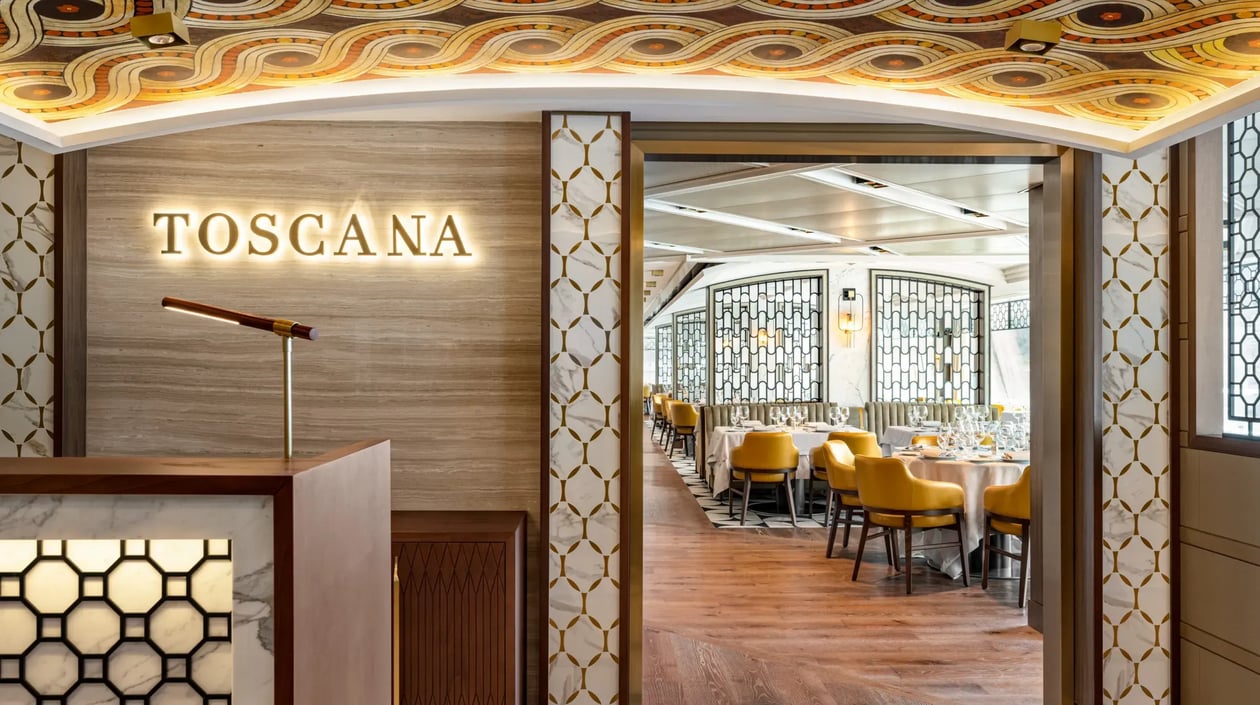 Oceania Cruises - Vista - Restaurant Toscana (3)