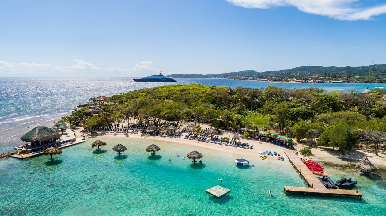 Scenic Eclipse - Big French Key, Roatan Island, Honduras
