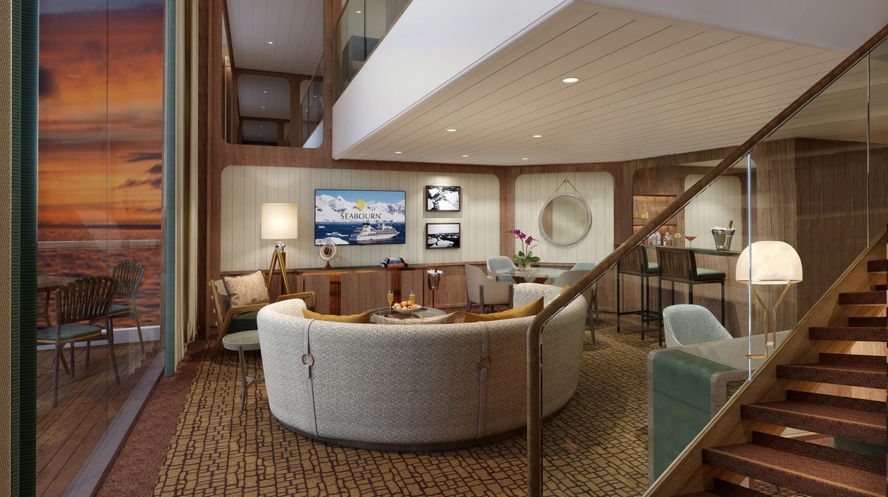 Seabourn expedition ships - Wintergarden Suite (Living Room)